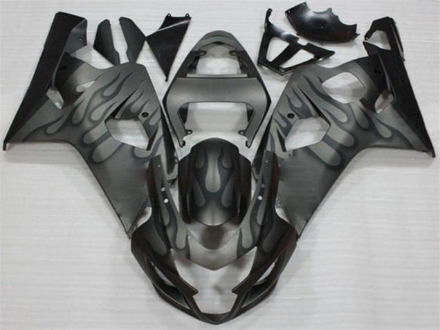 Negro Gris Carenado Moto Suzuki GSXR 600 / 750 K4 2004-2005 Negro Gris Carenado Moto Suzuki GSXR 600 / 750 K4 2004-2005