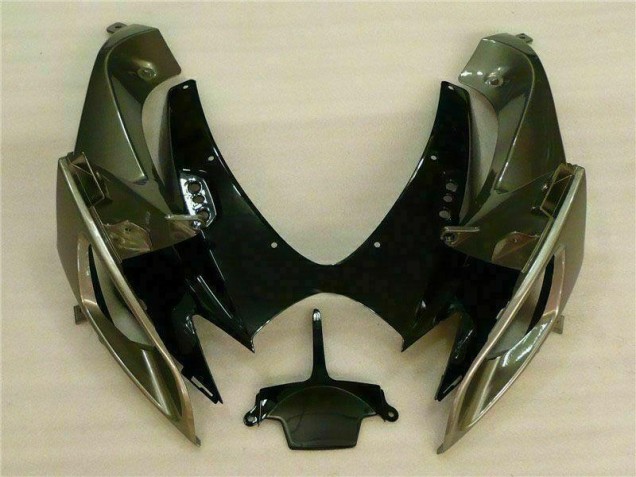 Negro Gris Kit Completo Carenado Moto Suzuki GSXR 600 / 750 K6 2006-2007 Negro Gris Kit Completo Carenado Moto Suzuki GSXR 600 / 750 K6 2006-2007
