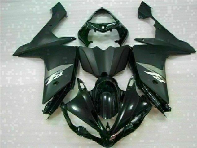 Negro Kit ABS Carenado Motocicleta Yamaha R1 2007-2008