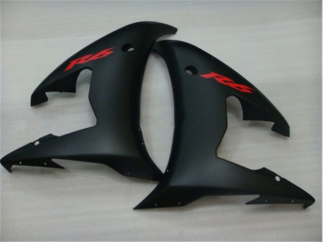 Negro Kit Carenado ABS Completo Yamaha R6 2003-2005