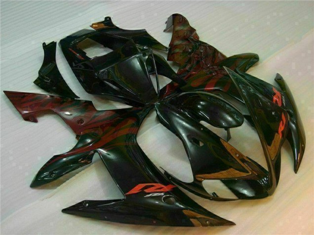 Negro Kit Carenado Moto Yamaha R1 2002-2003