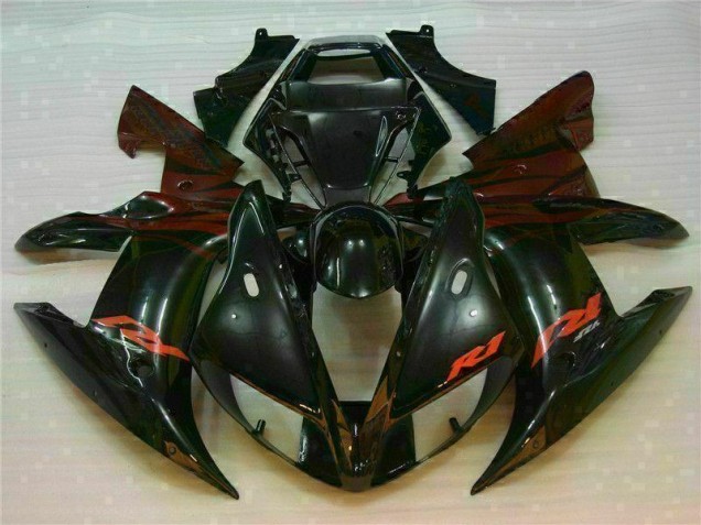 Negro Kit Carenado Moto Yamaha R1 2002-2003