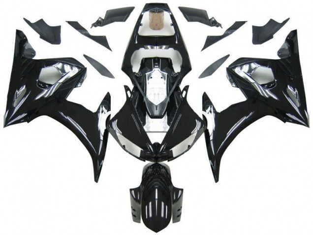 Negro Kit Carenado Moto Yamaha R6 2003-2005