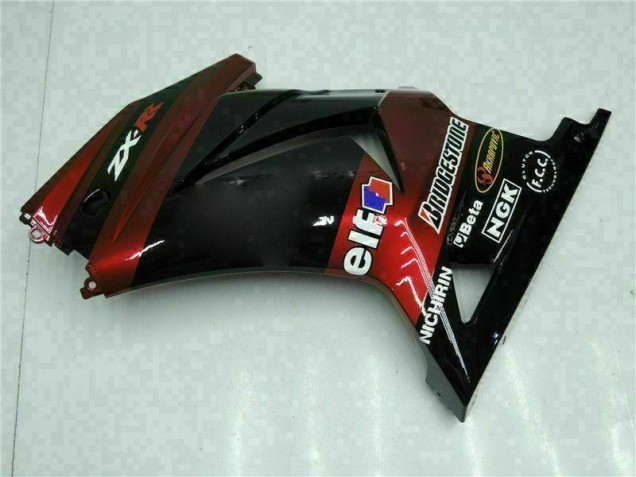 Negro Kits ABS Carenado Motocicleta Kawasaki EX250 2008-2012 Negro Kits ABS Carenado Motocicleta Kawasaki EX250 2008-2012