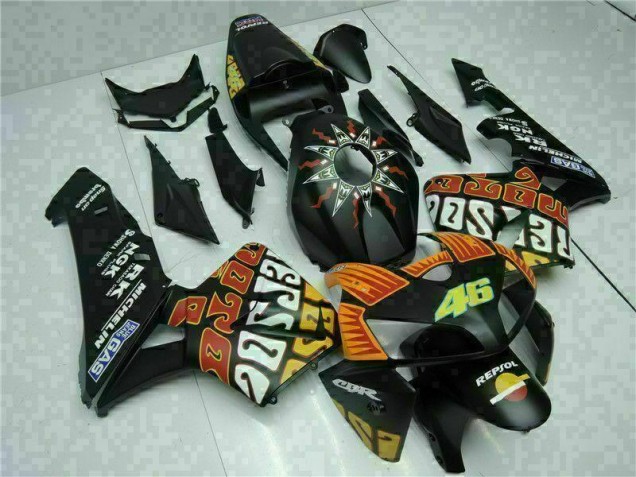 Negro Kits Completo Carenado Moto ABS Honda CBR 600 RR 2005-2006 Negro Kits Completo Carenado Moto ABS Honda CBR 600 RR 2005-2006