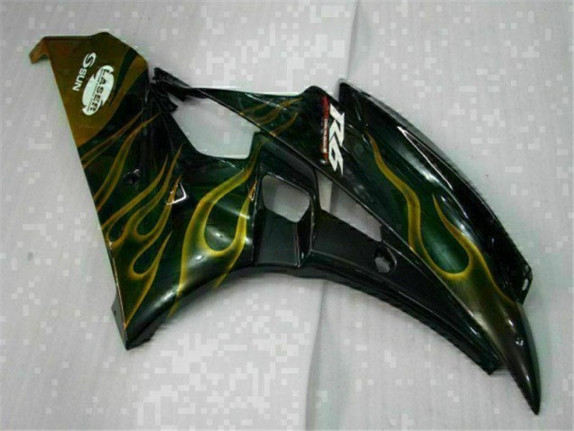 Negro Kits Completo Carenado Moto ABS Yamaha R6 2006-2007 Negro Kits Completo Carenado Moto ABS Yamaha R6 2006-2007