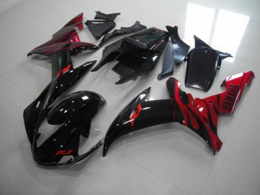 Negro Llama Carenado Moto Yamaha R1 2002-2003