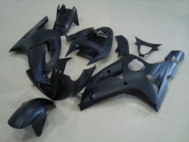 Negro Mate ABS Moto Plástica Kawasaki ZX6R 2003-2004 Negro Mate ABS Moto Plástica Kawasaki ZX6R 2003-2004