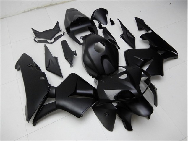 Negro Mate ABS Moto Plástico Honda CBR 600 RR 2005-2006 Negro Mate ABS Moto Plástico Honda CBR 600 RR 2005-2006