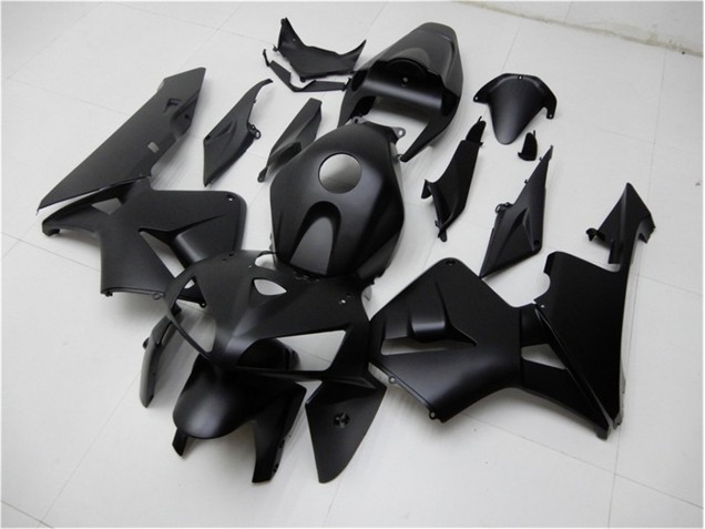 Negro Mate ABS Moto Plástico Honda CBR 600 RR 2005-2006 Negro Mate ABS Moto Plástico Honda CBR 600 RR 2005-2006