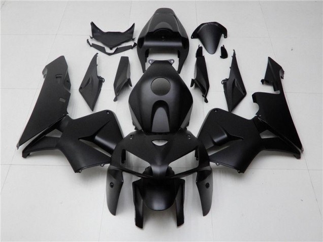 Negro Mate ABS Moto Plástico Honda CBR 600 RR 2005-2006 Negro Mate ABS Moto Plástico Honda CBR 600 RR 2005-2006