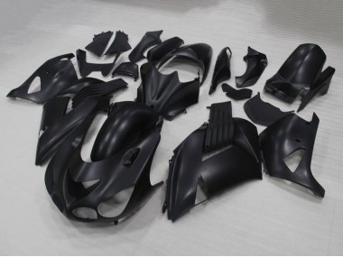 Negro Mate ABS Moto Plástico Kawasaki ZX14R ZZR 1400 2006-2011