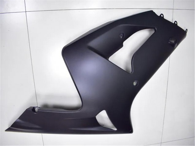Negro Mate ABS Moto Plástico Kawasaki ZX6R 2003-2004