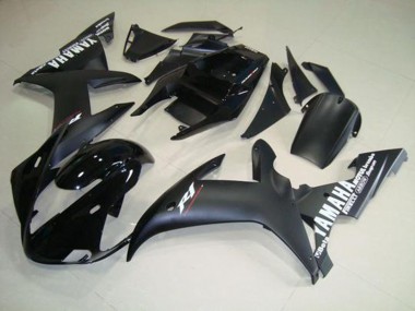 Negro Mate Blanco Carenado Moto Yamaha R1 2002-2003