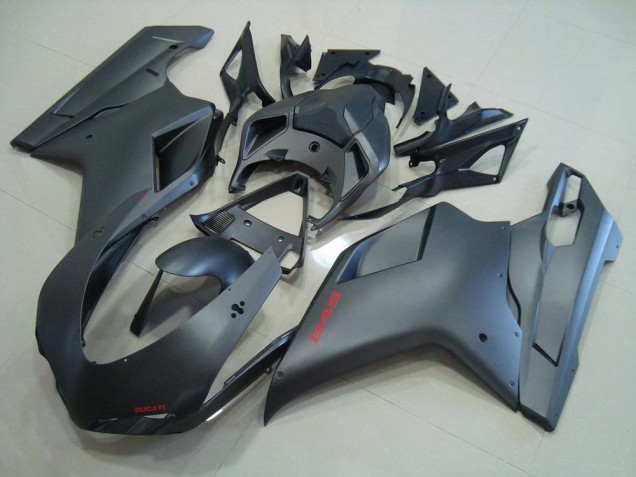 Negro Mate Carenado Moto Ducati 848 1098 1198 2007-2014 Negro Mate Carenado Moto Ducati 848 1098 1198 2007-2014