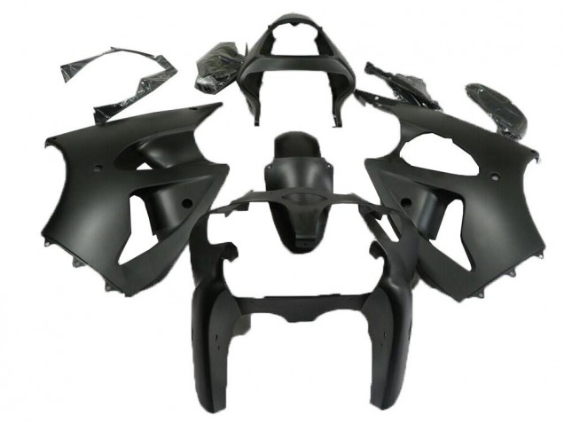 Negro Mate Carenado Moto Kawasaki ZX6R 2000-2002