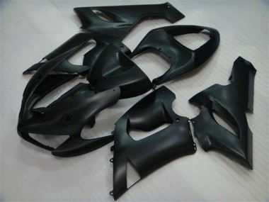 Negro Mate Carenado Moto Kawasaki ZX6R 2005-2006