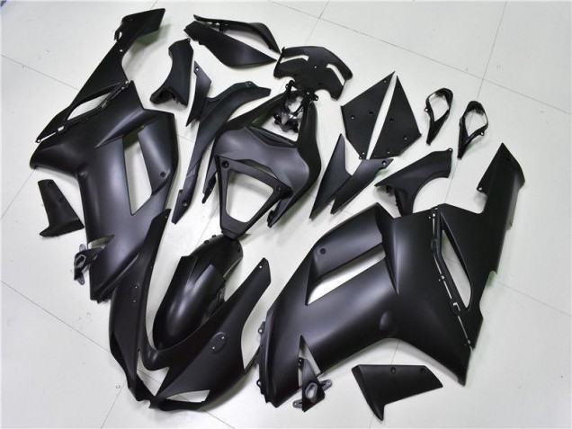 Negro Mate Carenado Moto Kawasaki ZX6R 2007-2008 Negro Mate Carenado Moto Kawasaki ZX6R 2007-2008