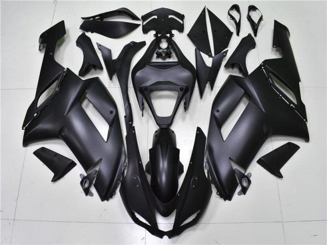 Negro Mate Carenado Moto Kawasaki ZX6R 2007-2008 Negro Mate Carenado Moto Kawasaki ZX6R 2007-2008