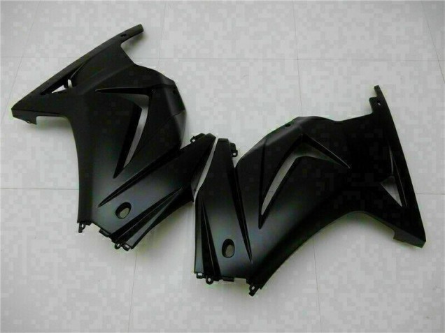 Negro Mate Carrocería Motocicletas Kawasaki EX250 2008-2012