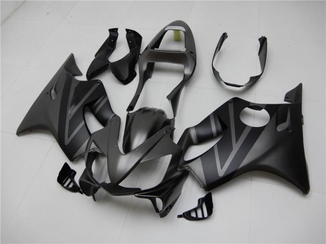 Negro Mate Gris Carenado Moto Honda CBR 600 F4i 2001-2003 Negro Mate Gris Carenado Moto Honda CBR 600 F4i 2001-2003