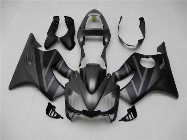 Negro Mate Gris Carenado Moto Honda CBR 600 F4i 2001-2003 Negro Mate Gris Carenado Moto Honda CBR 600 F4i 2001-2003