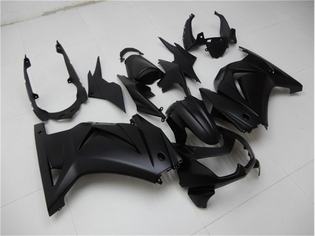 Negro Mate Kit Completo Carenado Moto Kawasaki EX250 2008-2012 Negro Mate Kit Completo Carenado Moto Kawasaki EX250 2008-2012