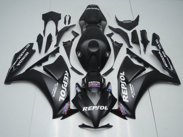 Negro Mate Repsol ABS Moto Plásticos Honda CBR 1000 RR 2012-2016 Negro Mate Repsol ABS Moto Plásticos Honda CBR 1000 RR 2012-2016