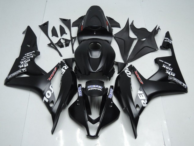 Negro Mate Repsol Carenado Moto Honda CBR 600 RR 2007-2008
