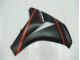 Negro Mate Rojo Carenado Moto Honda CBR 1000 RR 2008-2011
