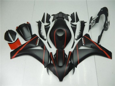 Negro Mate Rojo Carenado Moto Honda CBR 1000 RR 2008-2011