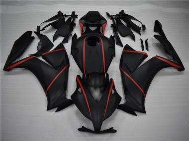 Negro Mate Rojo Carenado Moto Honda CBR 1000 RR 2012-2016