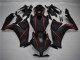 Negro Mate Rojo Carenado Moto Honda CBR 1000 RR 2012-2016 Negro Mate Rojo Carenado Moto Honda CBR 1000 RR 2012-2016