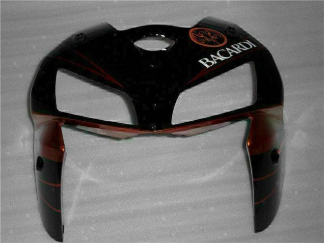 Negro Naranja BACARDI Carenado Moto Honda CBR 600 RR 2005-2006