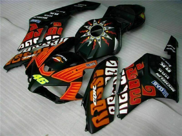 Negro Naranja Carenado & Plástico Moto Honda CBR 1000 RR 2004-2005