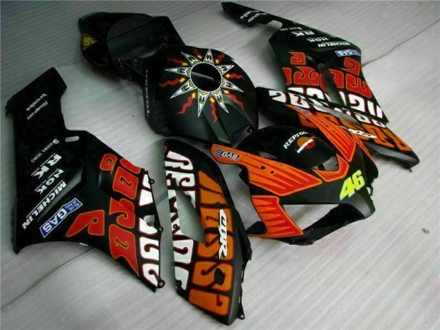 Negro Naranja Carenado & Plástico Moto Honda CBR 1000 RR 2004-2005