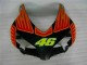 Negro Naranja Carenado & Plástico Moto Honda CBR 1000 RR 2004-2005