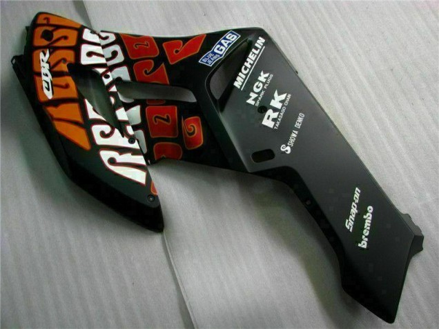 Negro Naranja Carenado & Plástico Moto Honda CBR 1000 RR 2004-2005