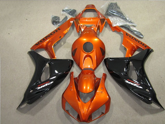 Negro Naranja Fireblade Carenado Moto Honda CBR 1000 RR 2006-2007 Negro Naranja Fireblade Carenado Moto Honda CBR 1000 RR 2006-2007