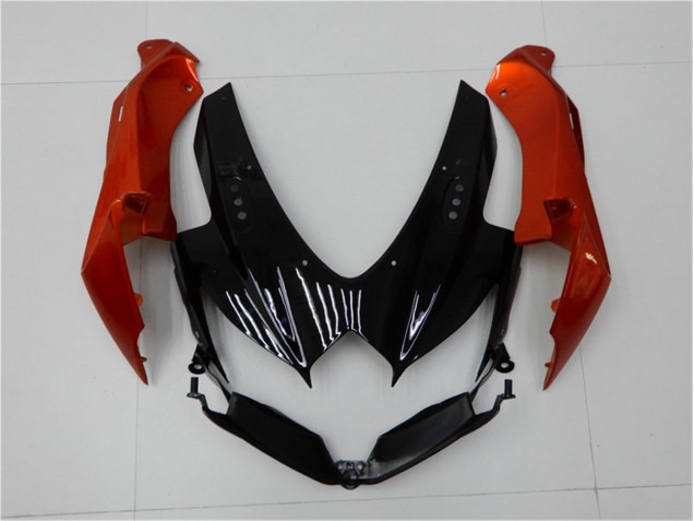 Negro Naranja Gris Carenado Moto Suzuki GSXR 600 / 750 K8 2008-2010 Negro Naranja Gris Carenado Moto Suzuki GSXR 600 / 750 K8 2008-2010