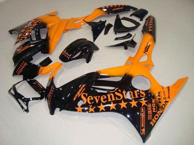 Negro Naranja SevenStars Carenado Moto Honda CBR 600 F3 1995-1998