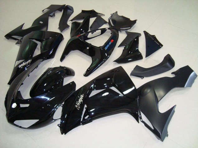 Negro Negro Mate Carenado Moto Kawasaki ZX10R 2006-2007 Negro Negro Mate Carenado Moto Kawasaki ZX10R 2006-2007