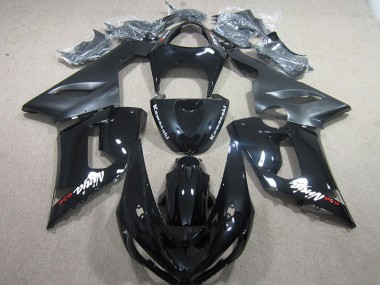 Negro Ninja 636 Moto Plástico Kawasaki ZX6R 2005-2006