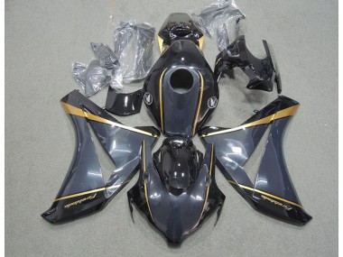 Negro Oro Fireblade Carenado Moto Honda CBR 1000 RR 2008-2011
