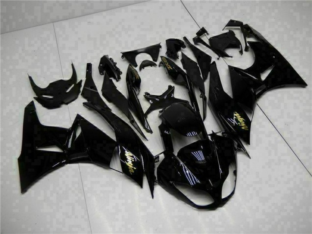 Negro Oro Ninja Carenado Moto Kawasaki ZX6R 2009-2012 Negro Oro Ninja Carenado Moto Kawasaki ZX6R 2009-2012