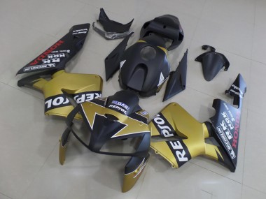 Negro Oro Repsol Carenado Moto Honda CBR 600 RR 2005-2006