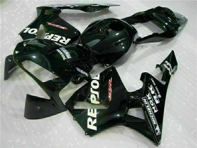 Negro Plástico Moto Honda CBR 600 RR 2003-2004