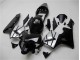 Negro Plata Carenado Moto Honda CBR 600 RR 2003-2004