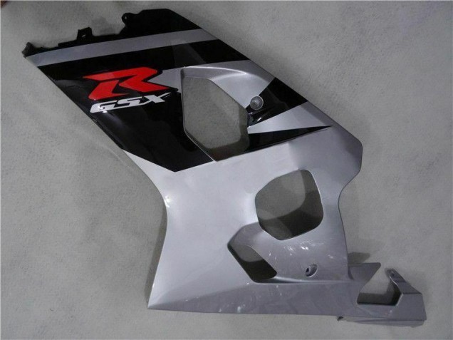 Negro Plata Carenado Moto Suzuki GSXR 600 / 750 K4 2004-2005 Negro Plata Carenado Moto Suzuki GSXR 600 / 750 K4 2004-2005