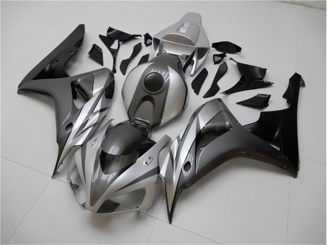 Negro Plata Gris Carenado Moto Honda CBR 1000 RR 2006-2007